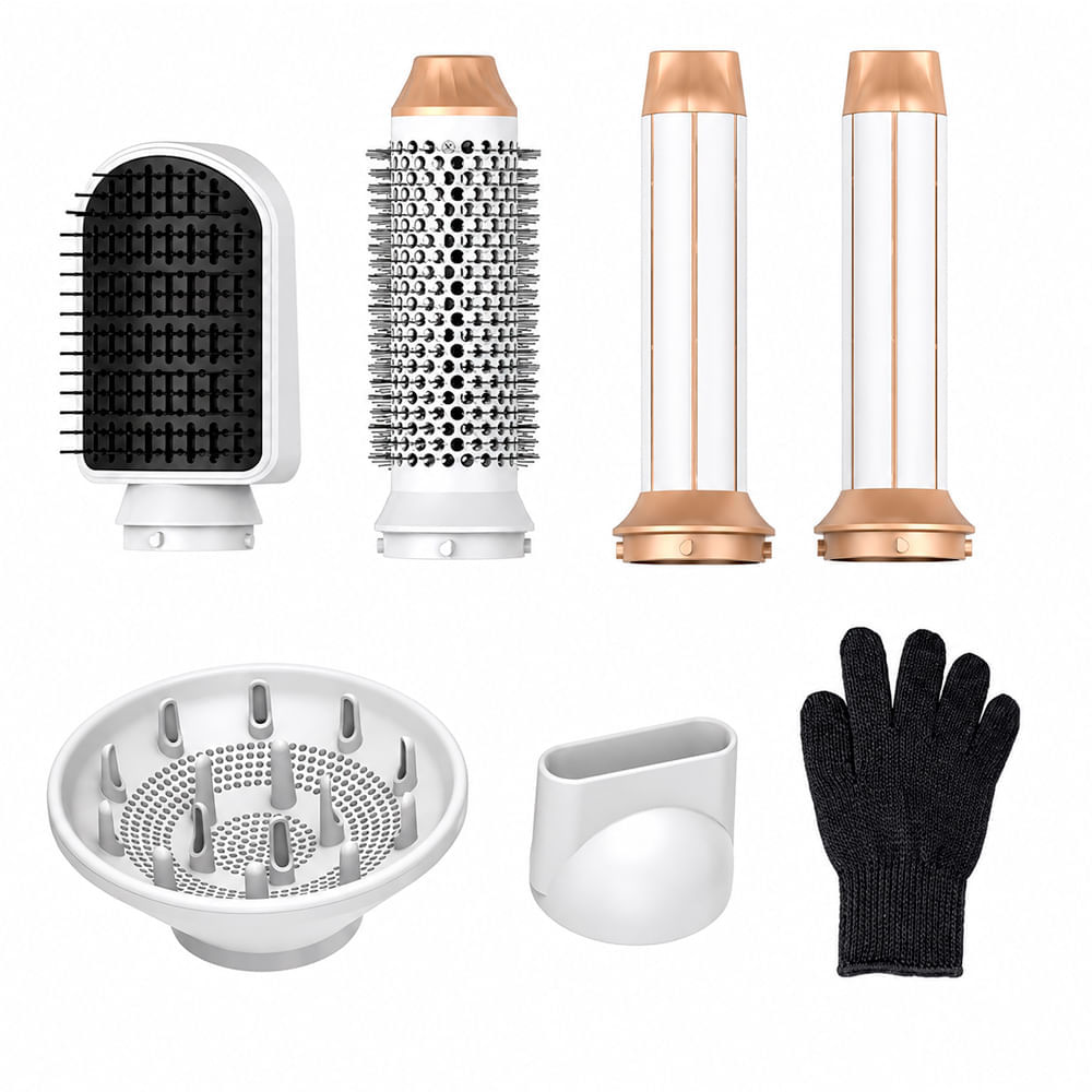 Secador Modelador Pro Hair Style MO-PH71 7 em 1 Mox Branco 220V