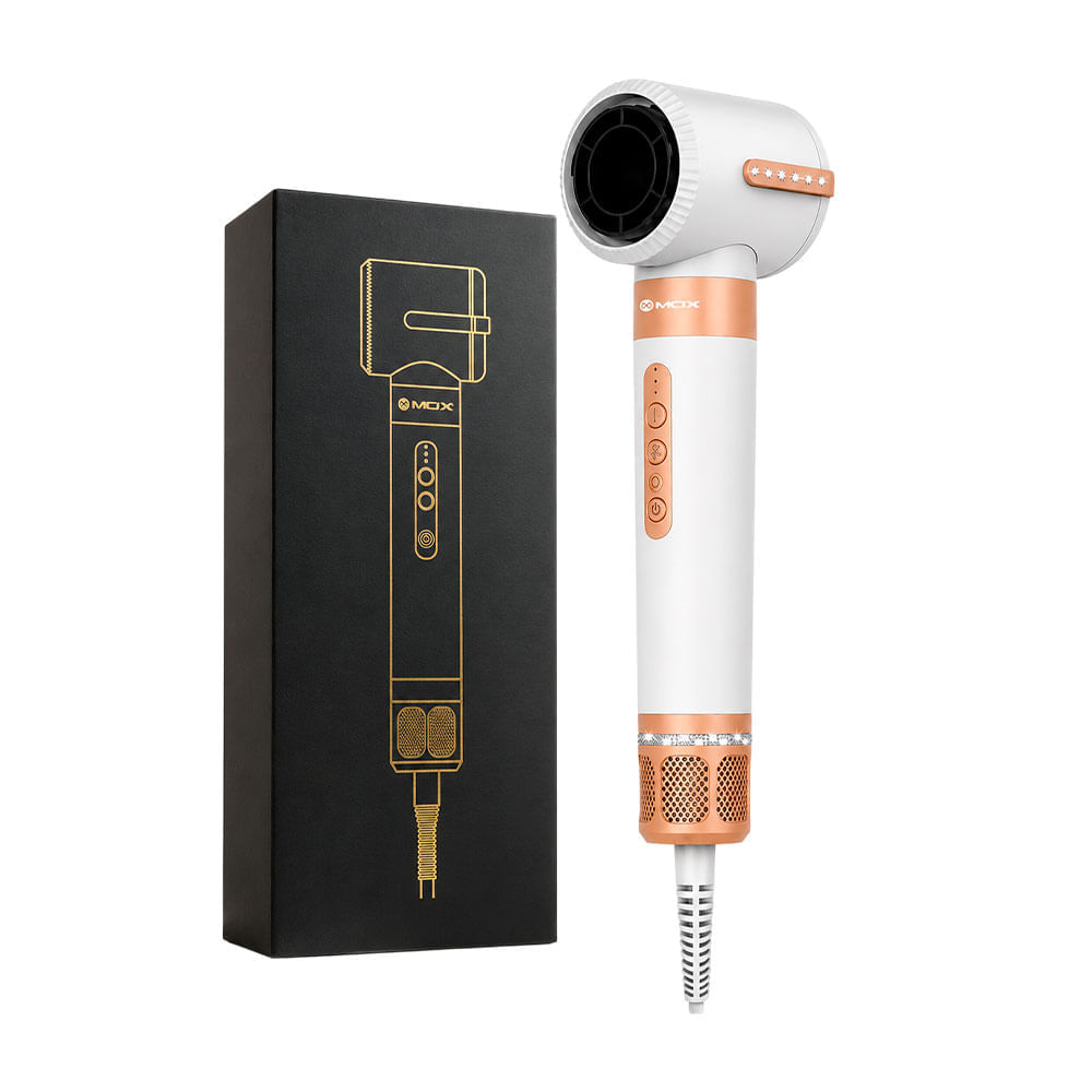 Secador Modelador Pro Hair Style MO-PH71 7 em 1 Mox Branco 220V