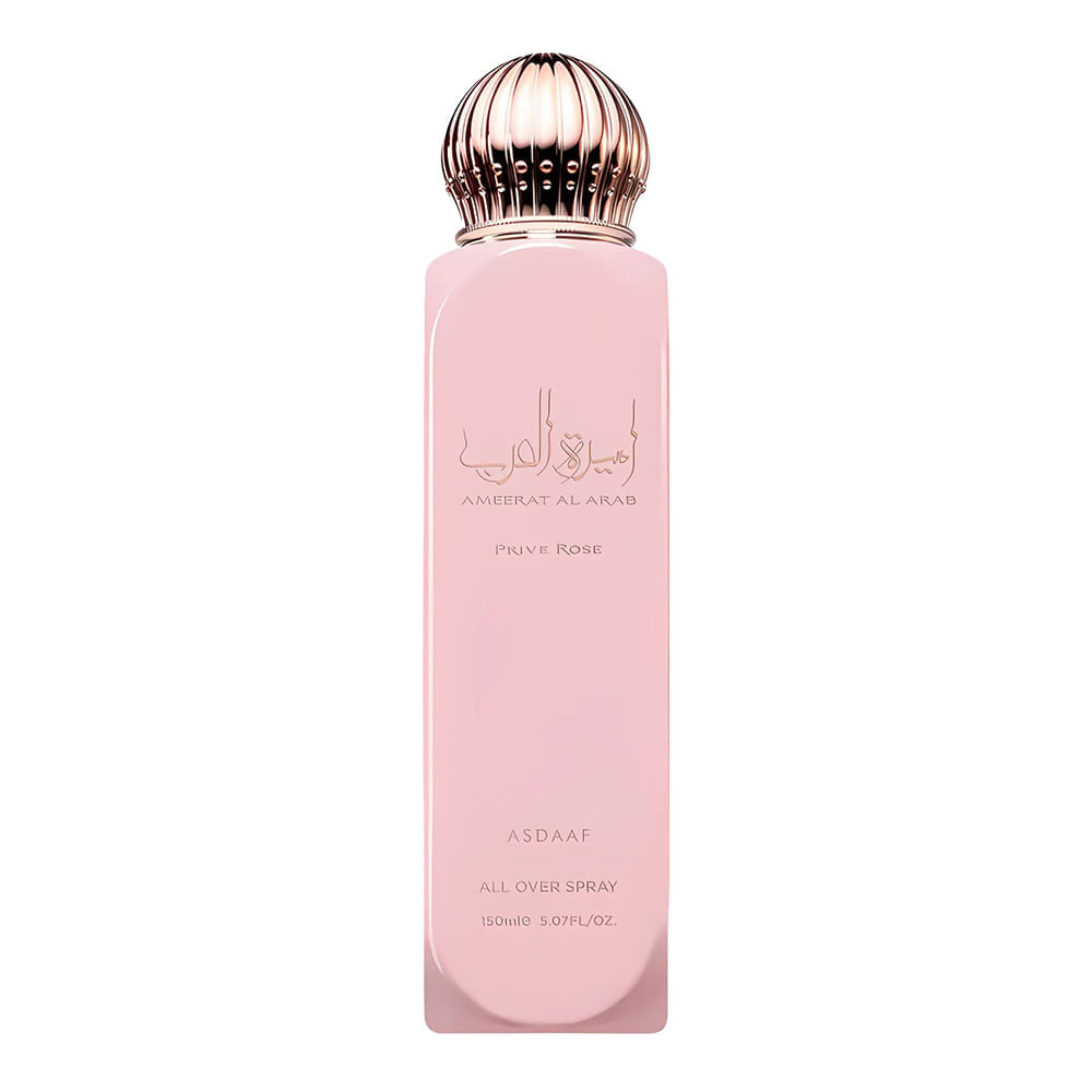 Body Spray Árabe Ameerat Al Arab Prive Rose Asdaaf 150ml
