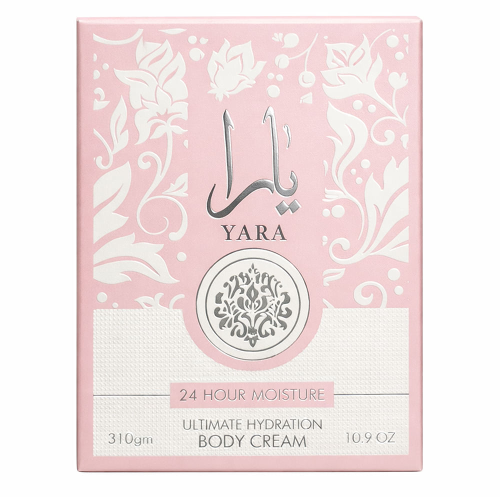 Body Cream Árabe Yara 24 Hour Moisture Ard Al Zaafaran 310g