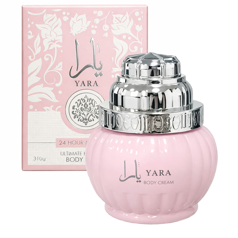 Body Cream Árabe Yara 24 Hour Moisture Ard Al Zaafaran 310g