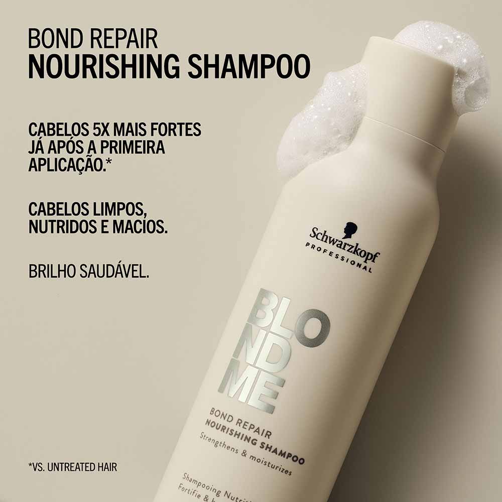 Shampoo Nutritivo Blondme BondR Schwarzkopf 300ml