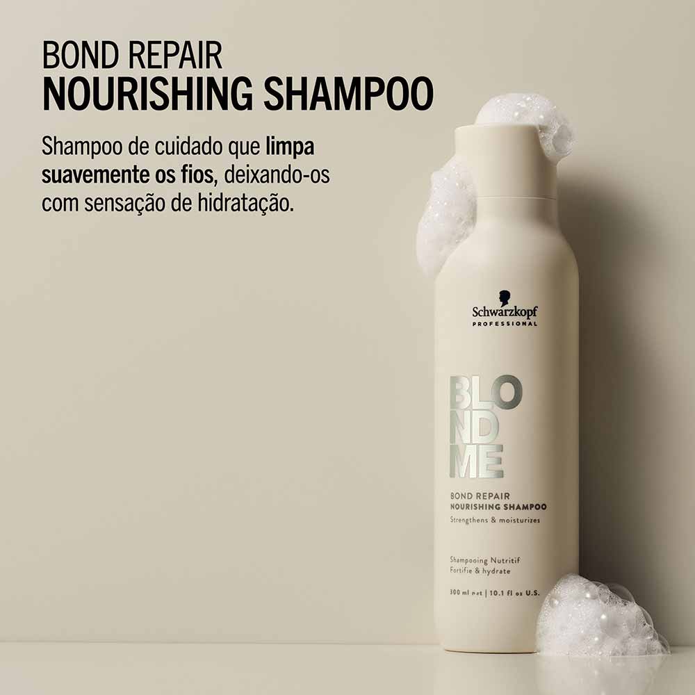 Shampoo Nutritivo Blondme BondR Schwarzkopf 300ml