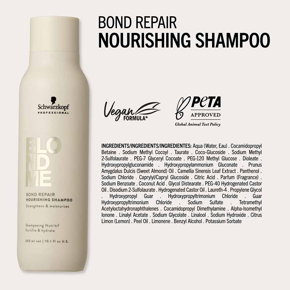 Shampoo Nutritivo Blondme BondR Schwarzkopf 300ml
