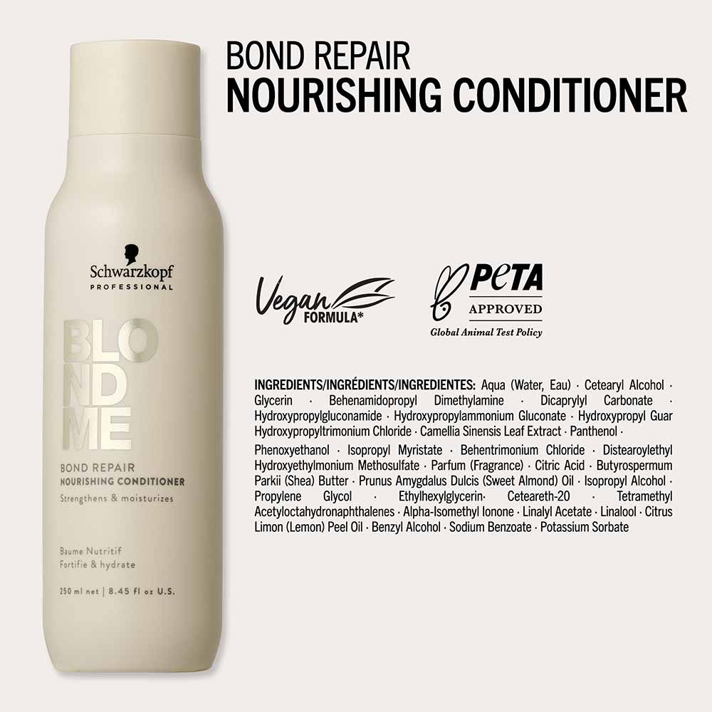 Condicionador Nutritivo Blondme BondR Schwarzkopf 1000ml
