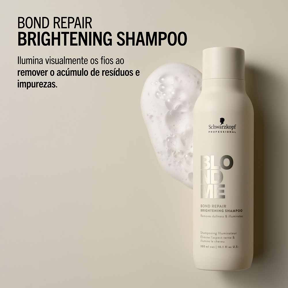 Shampoo de Brilho Blondme BondR Schwarzkopf 300ml