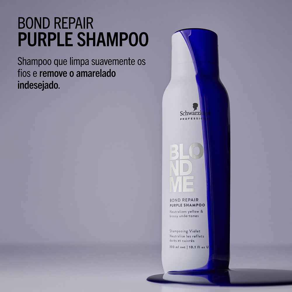 Shampoo Blondme BondR Roxo Schwarzkopf 300ml