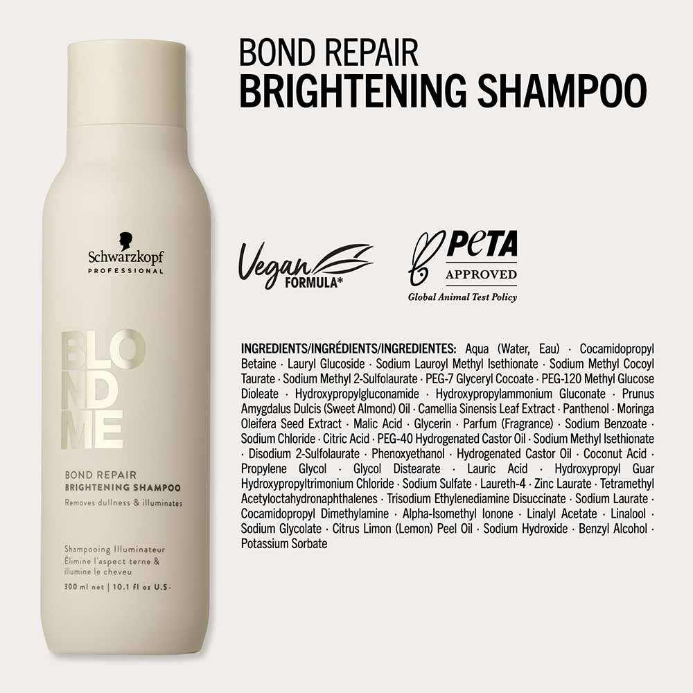 Shampoo de Brilho Blondme BondR Schwarzkopf 1L