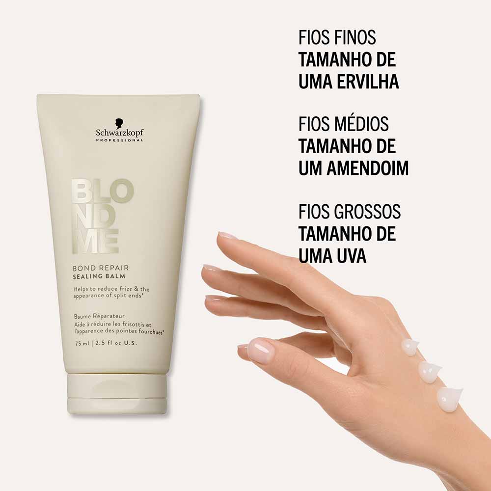 Bálsamo Selante Blondme Bond Repair Schwarzkopf 75ml