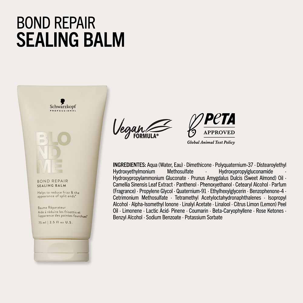 Bálsamo Selante Blondme Bond Repair Schwarzkopf 75ml