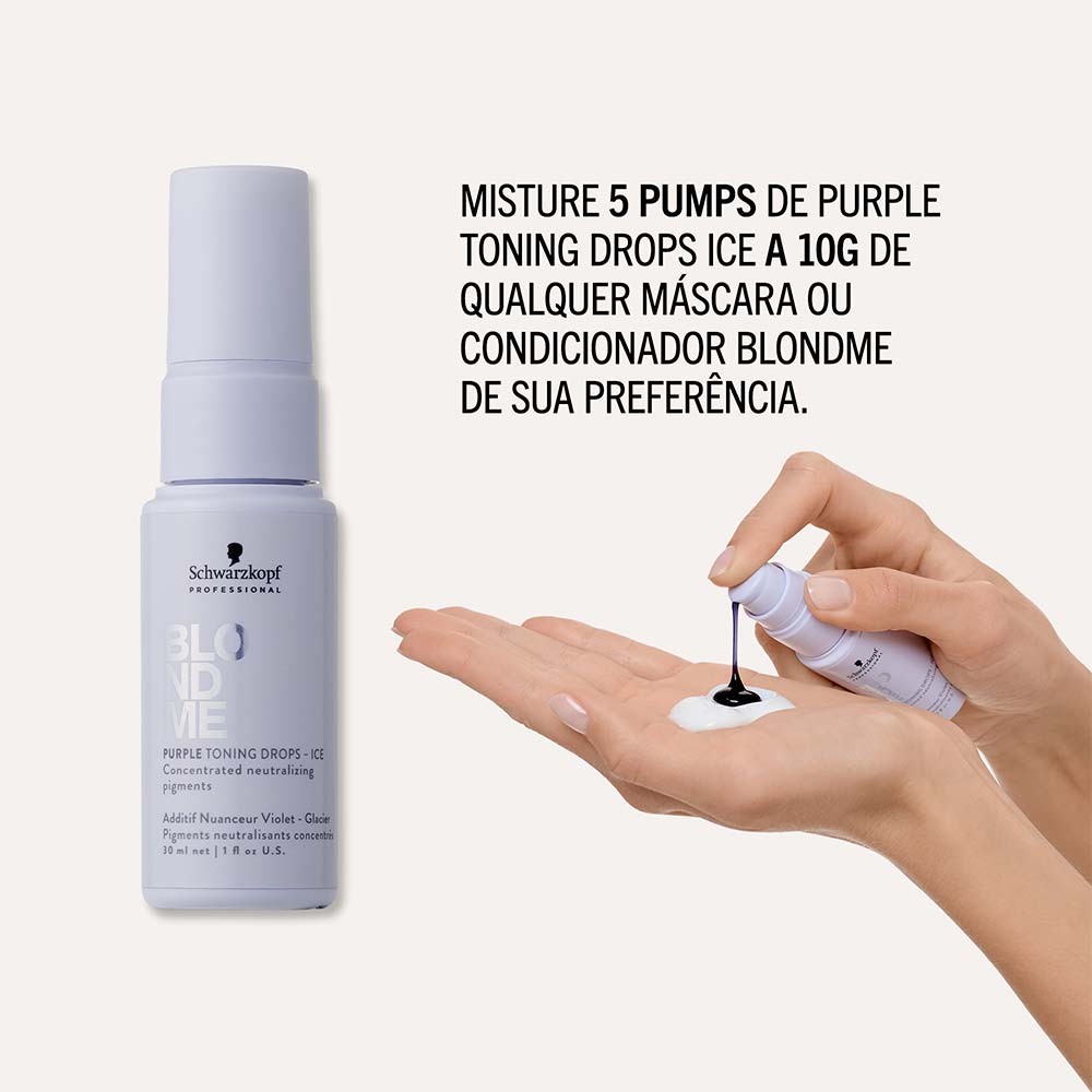 Tonalizante em Gotas Blondme Ice Schwarzkopf 30ml