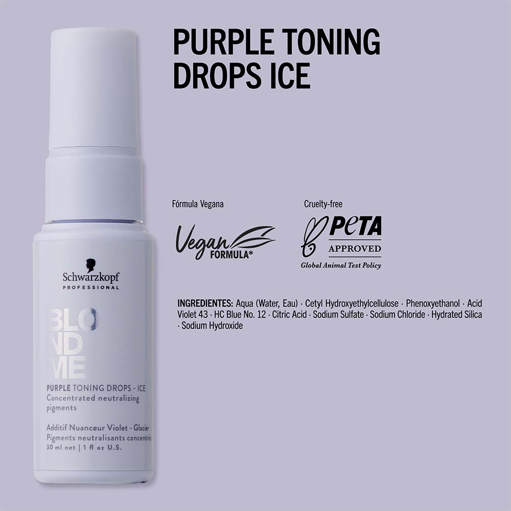 Tonalizante em Gotas Blondme Ice Schwarzkopf 30ml