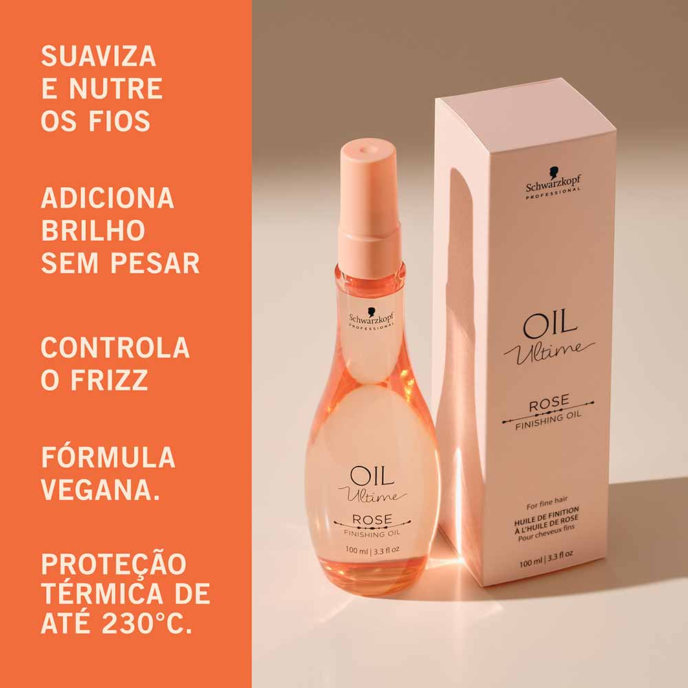 Óleo Capilar Oil Ultime Rosas Schwarzkopf Professional 100ml