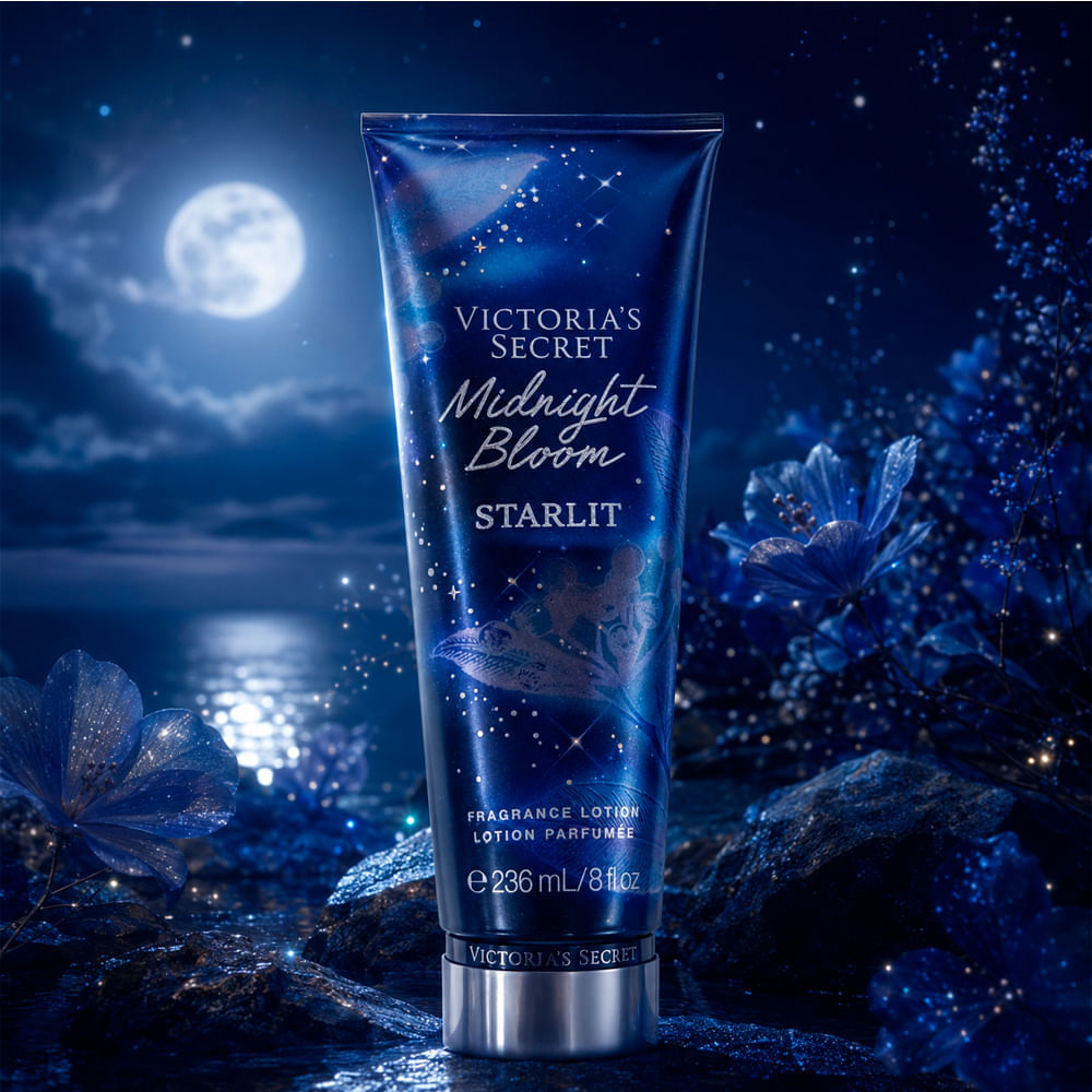 Body Lotion Midnight Bloom Shimmer Victoria's Secret 236ml