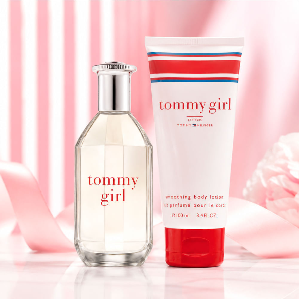 Kit Tommy Hilfiger Tommy Girl Perfume Feminino Eau de Toilette 50ml + Loção Corporal 100ml