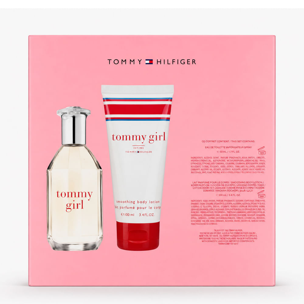 Kit Tommy Hilfiger Tommy Girl Perfume Feminino Eau de Toilette 50ml + Loção Corporal 100ml