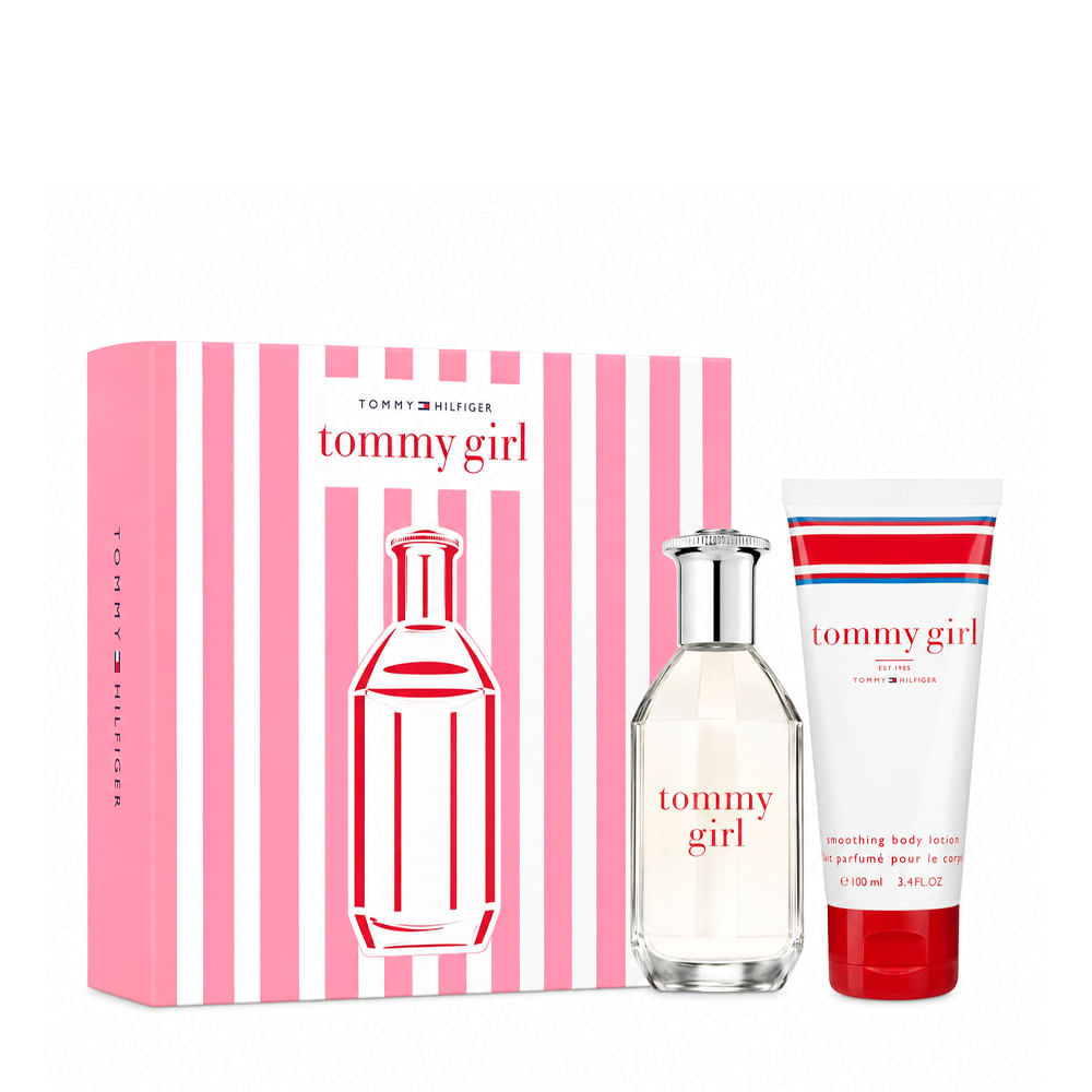 Kit Tommy Hilfiger Tommy Girl Perfume Feminino Eau de Toilette 50ml + Loção Corporal 100ml