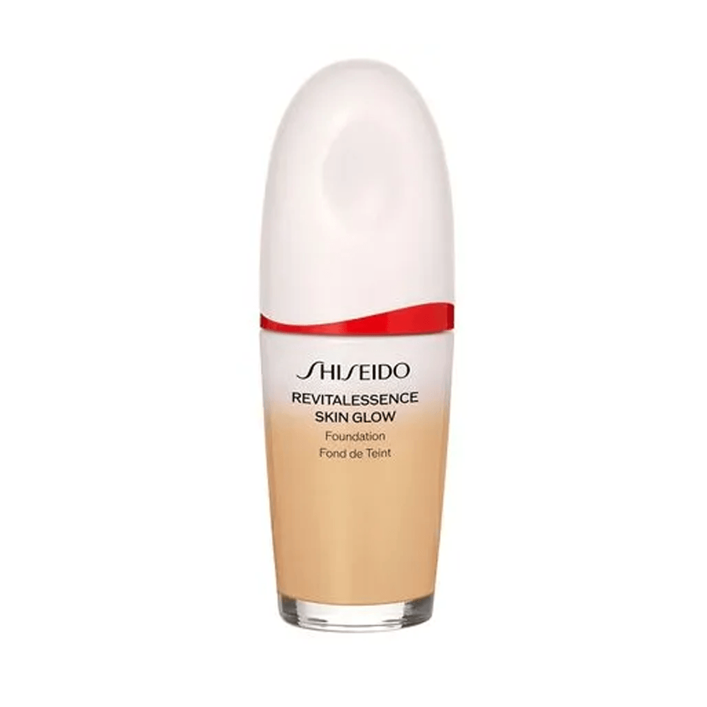Base Líquida Revitalessence Skin Glow Foundation FPS 30 Shiseido Cor 340
