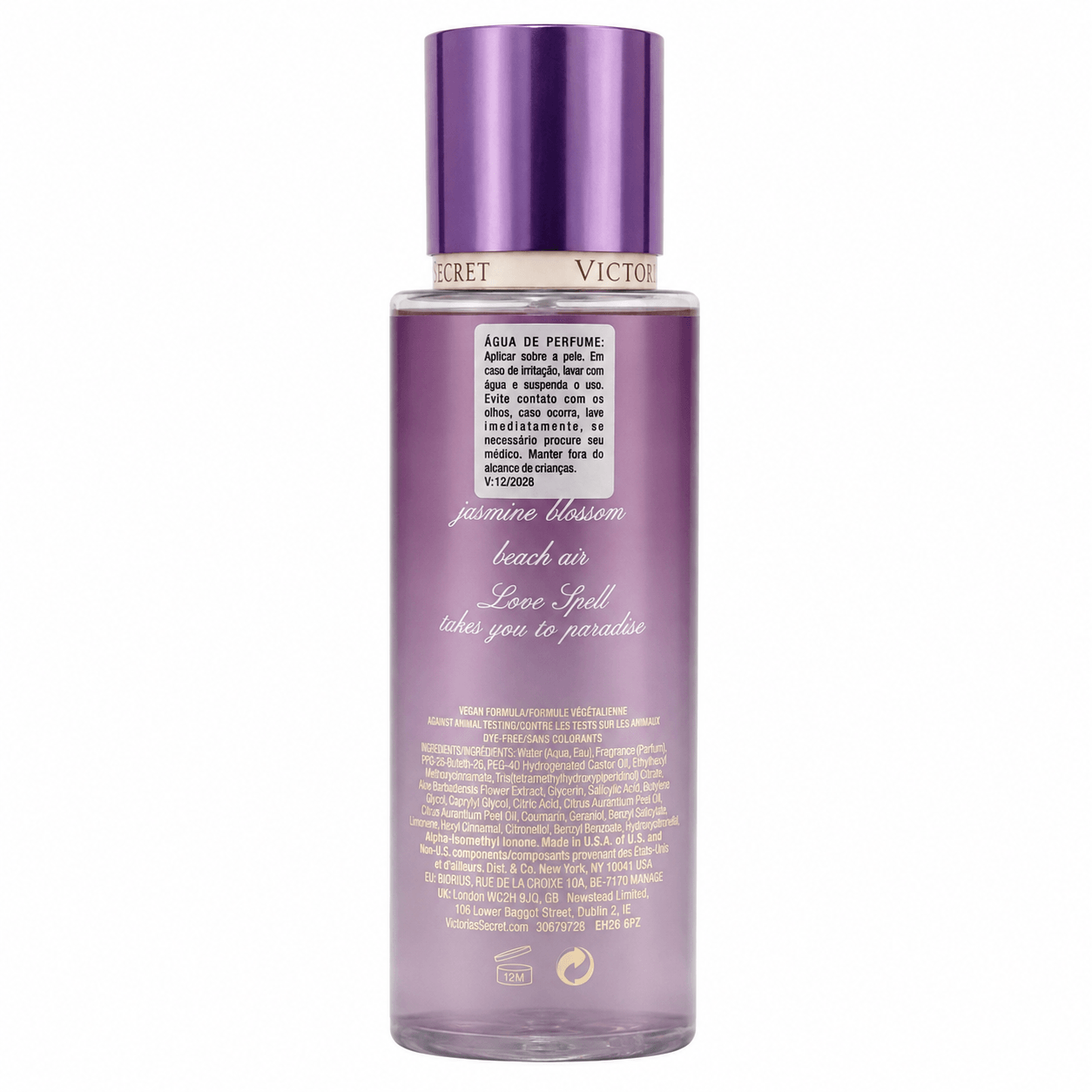 Body Splash Love Spell Vacation Victoria's Secret 250ml