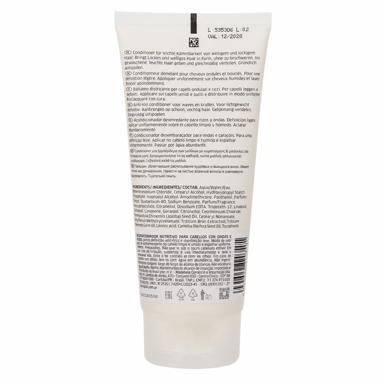 Condicionador Nutricurls Detangling Waves & Curls Wella Professionals 200ml