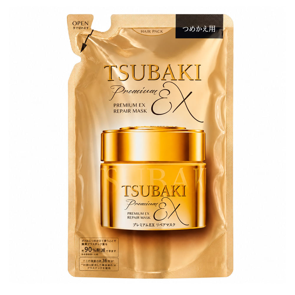 Refil Máscara Capilar Premium Ex Repair Mask Tsubaki 150g