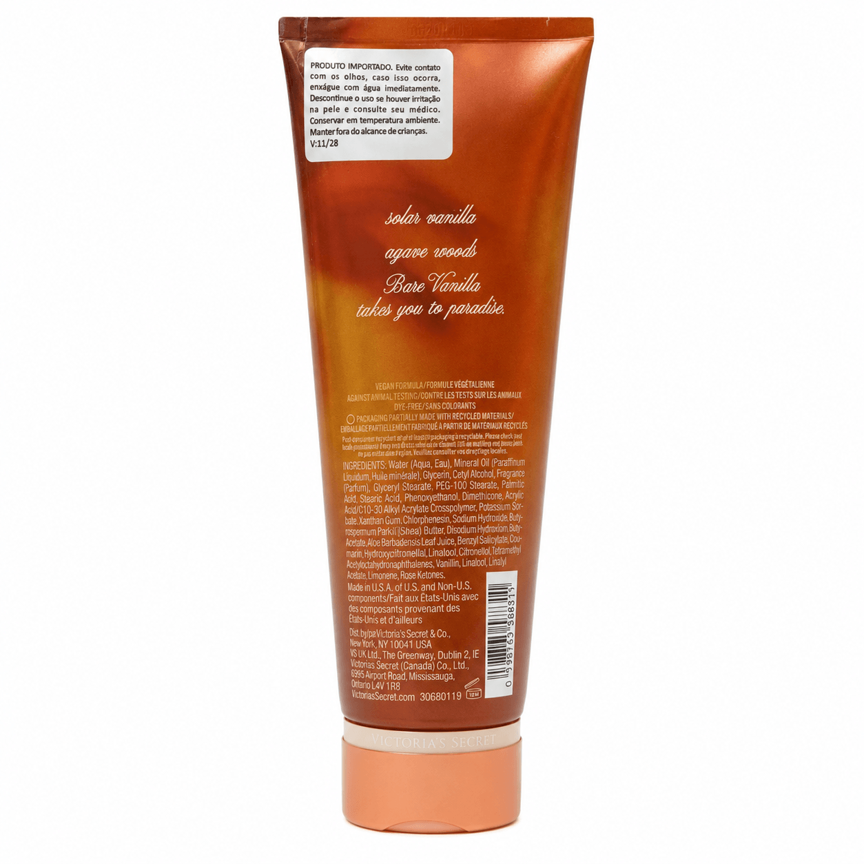 Loção Corporal Bare Vanilla Vacation Victoria's Secret 236ml