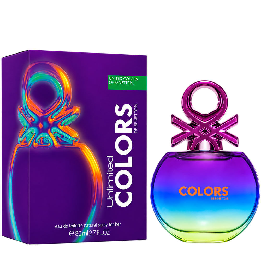Perfume Feminino Unlimited Colors Benetton Eau de Toilette 80ml