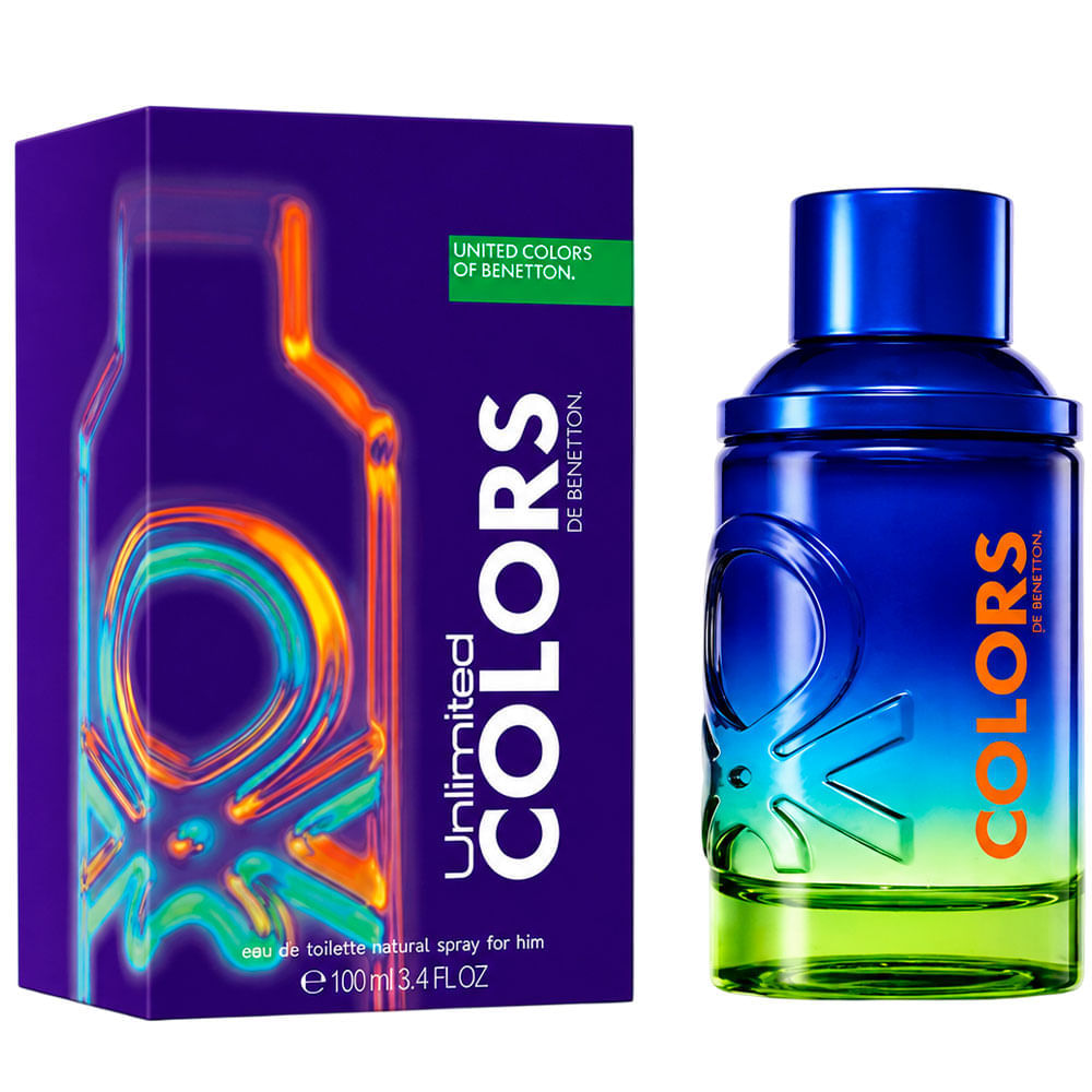 Perfume Masculino Unlimited Colors Benetton Eau de Toilette 100ml