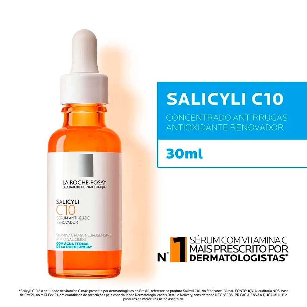 Kit Anti-Idade La Roche-Posay Sérum Salicyli C10 30ml + Sérum Hyalu B5 Repair 15ml