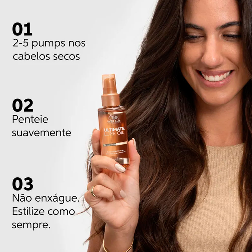 Óleo Capilar Ultimate Luxe Oil Wella Professionals 100ml