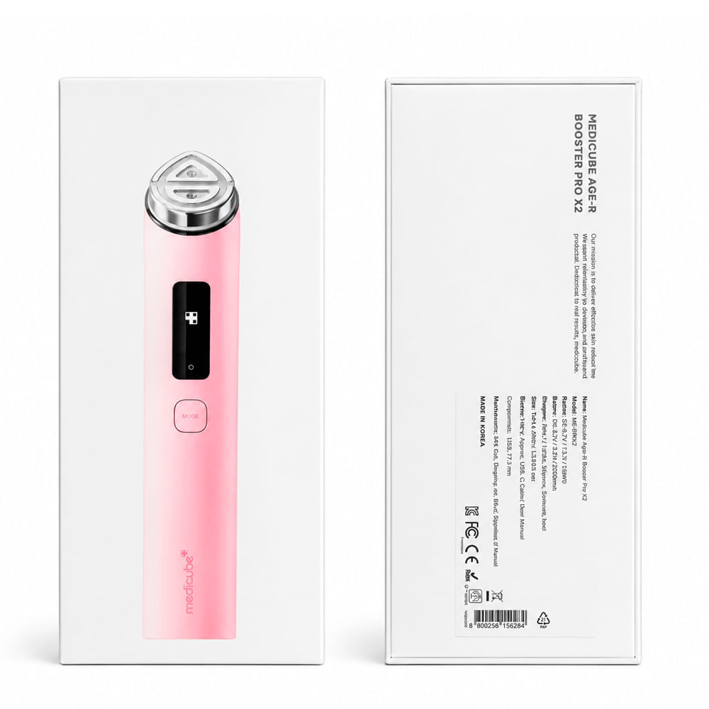 Dispositivo Facial AGE-R Booster Pro X2 Rosa Medicube