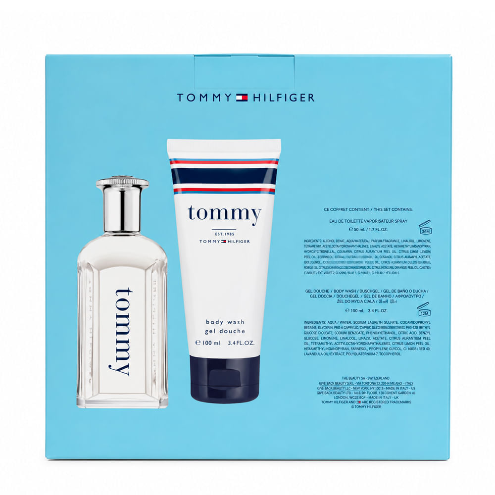 Kit Tommy Hilfiger Masculino Tommy Eau de Toilette 50ml + Sabonete Corporal 100ml