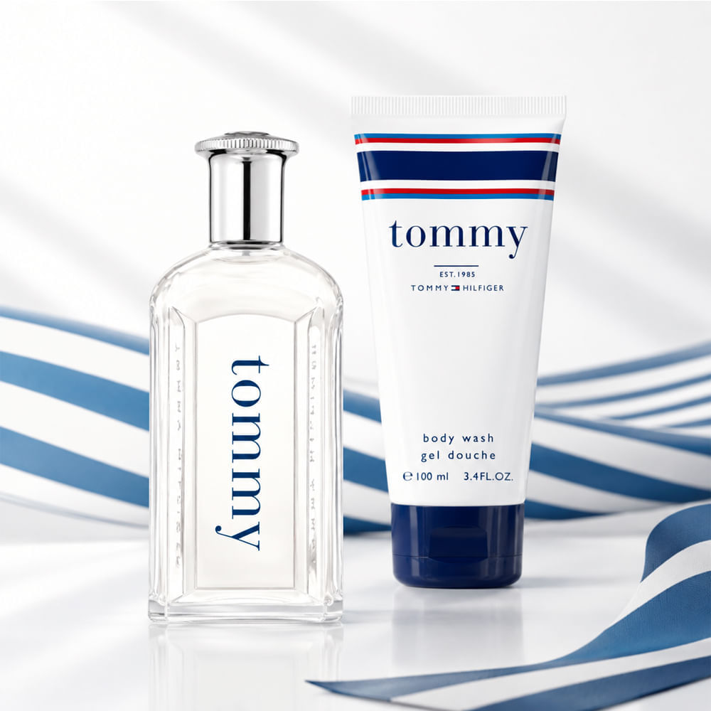 Kit Tommy Hilfiger Masculino Tommy Eau de Toilette 50ml + Sabonete Corporal 100ml