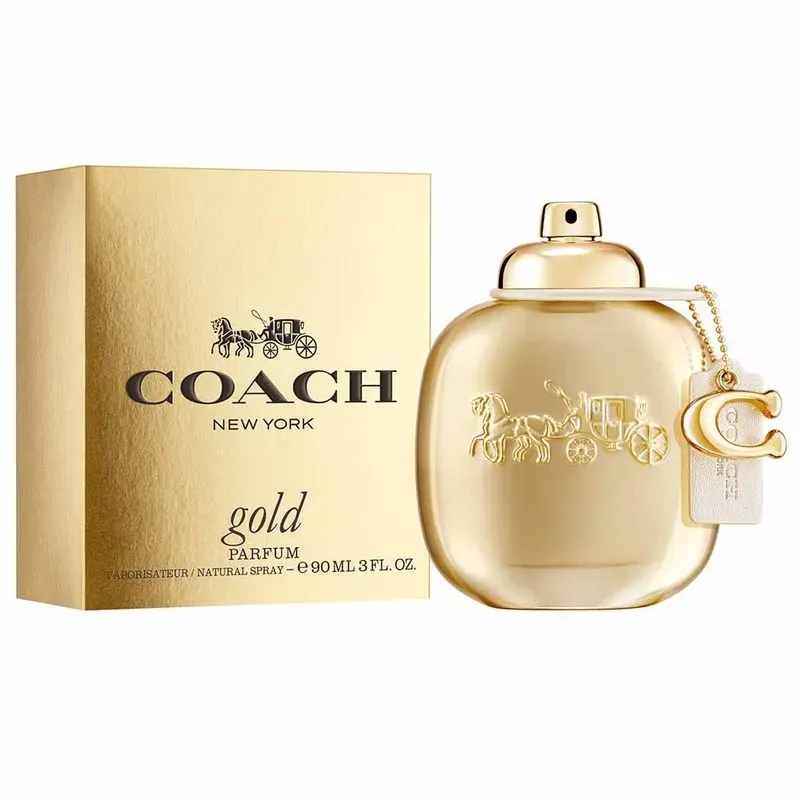 Perfume Feminino Women Gold Coach Parfum 90ml