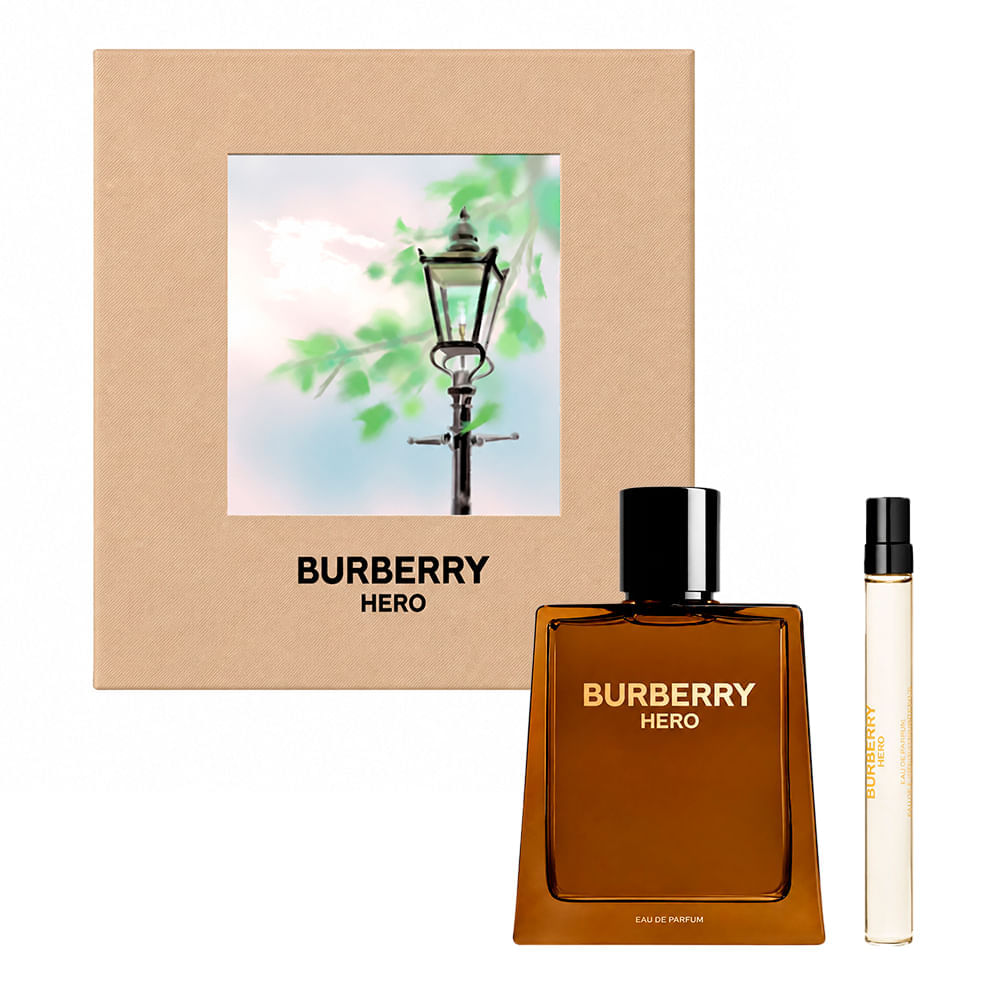 Kit Burberry Hero Masculino Eau de Parfum 100ml + Eau de Parfum Travel Spray 10ml