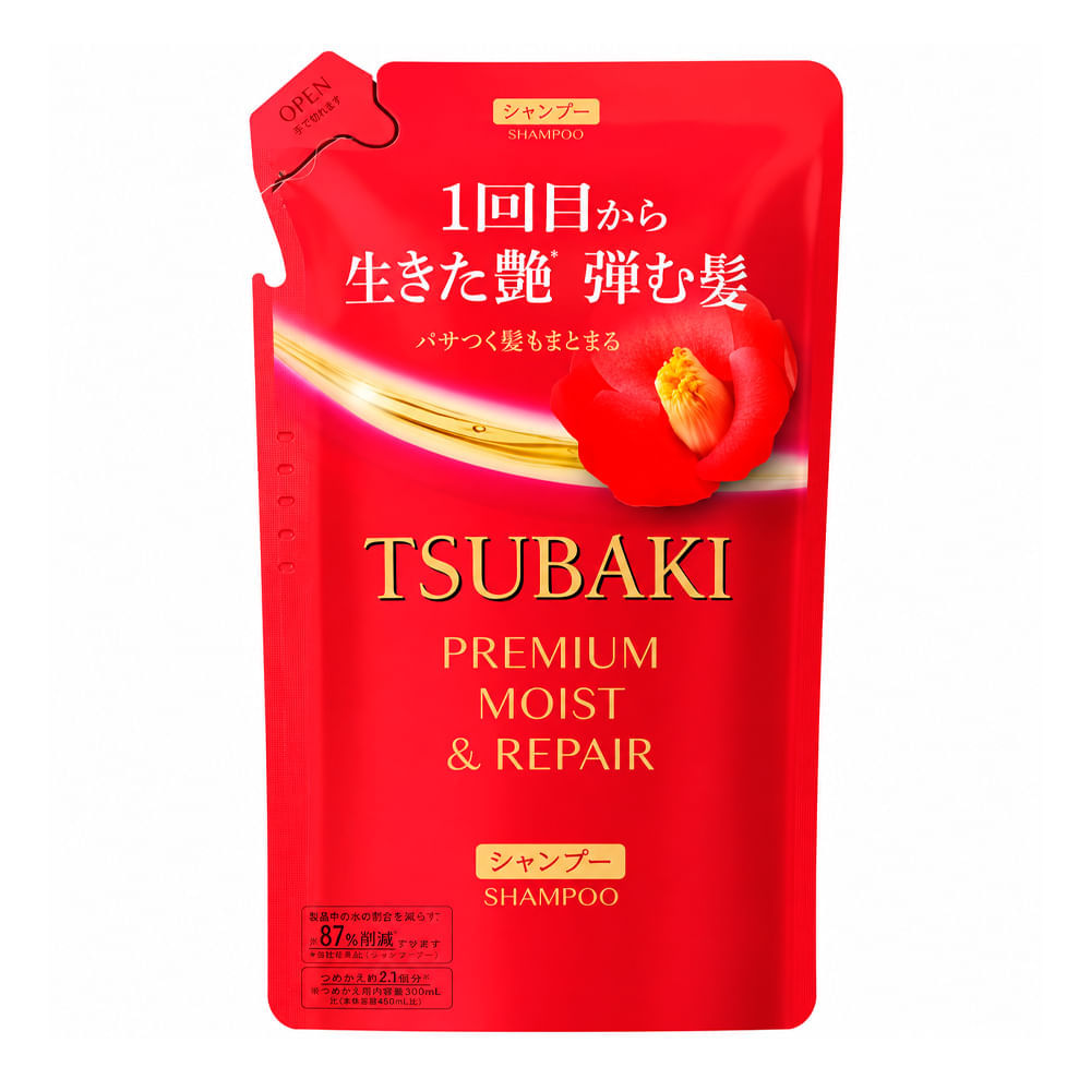 Refil De Shampoo Premium Moist & Repair Tsubaki 300ml