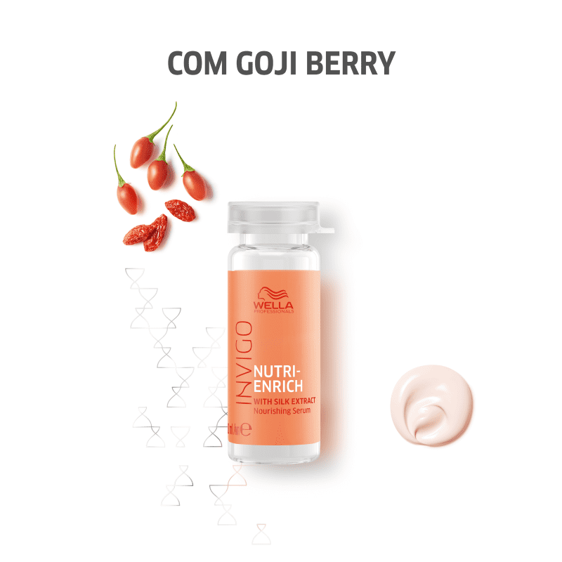 Kit Ampola de Nutrição Invigo Nutri-Enrich  Wella Professionals 10ml 4 Unidades