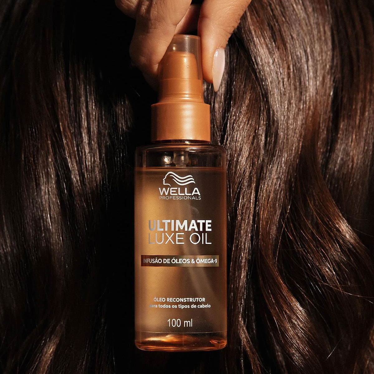 Kit Ultimate Luxe Oil Wella Professionals Máscara 500ml + Óleo 100ml