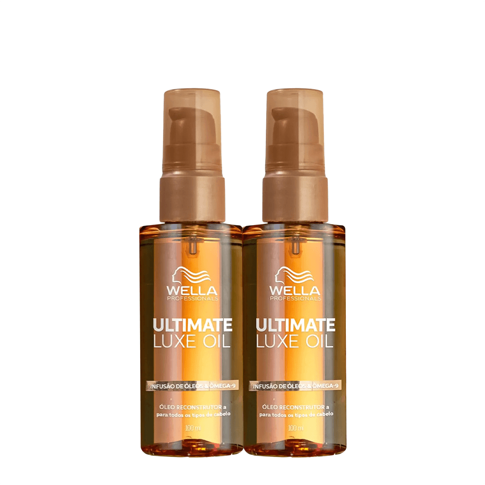 Kit Óleo Capilar Ultimate Luxe Oil Wella Professionals 100ml 2 Unidades
