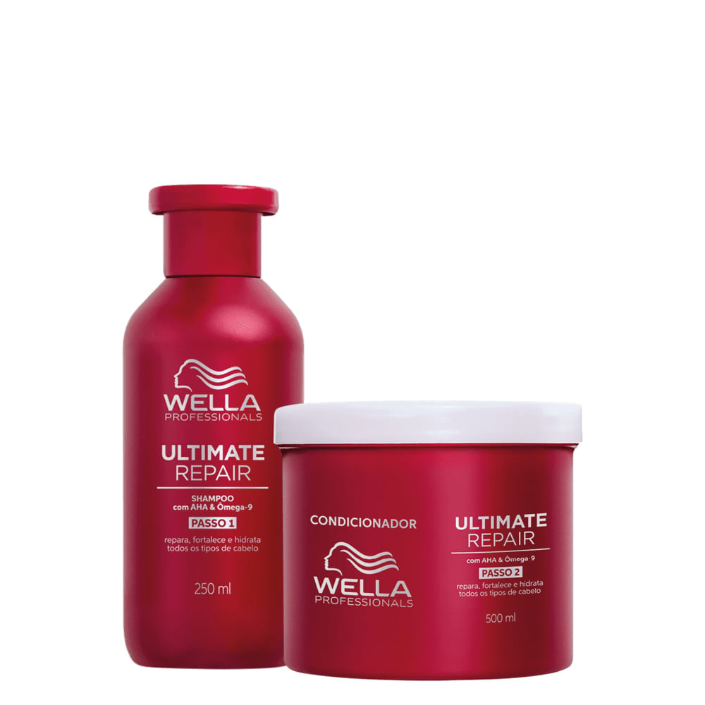 Kit Ultimate Repair Wella Professionals Shampoo 250ml + Máscara 500ml