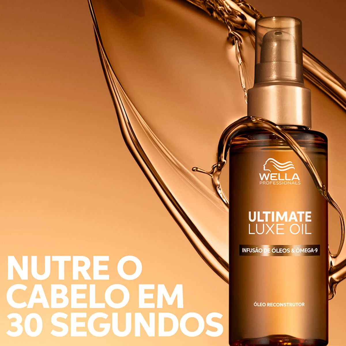 Kit Ultimate Luxe Oil Wella Professionals Shampoo 250ml + Óleo 100ml