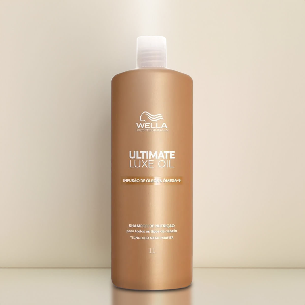 Kit Ultimate Luxe Oil Wella Professionals Shampoo 1L + Máscara 500ml + Óleo 100ml