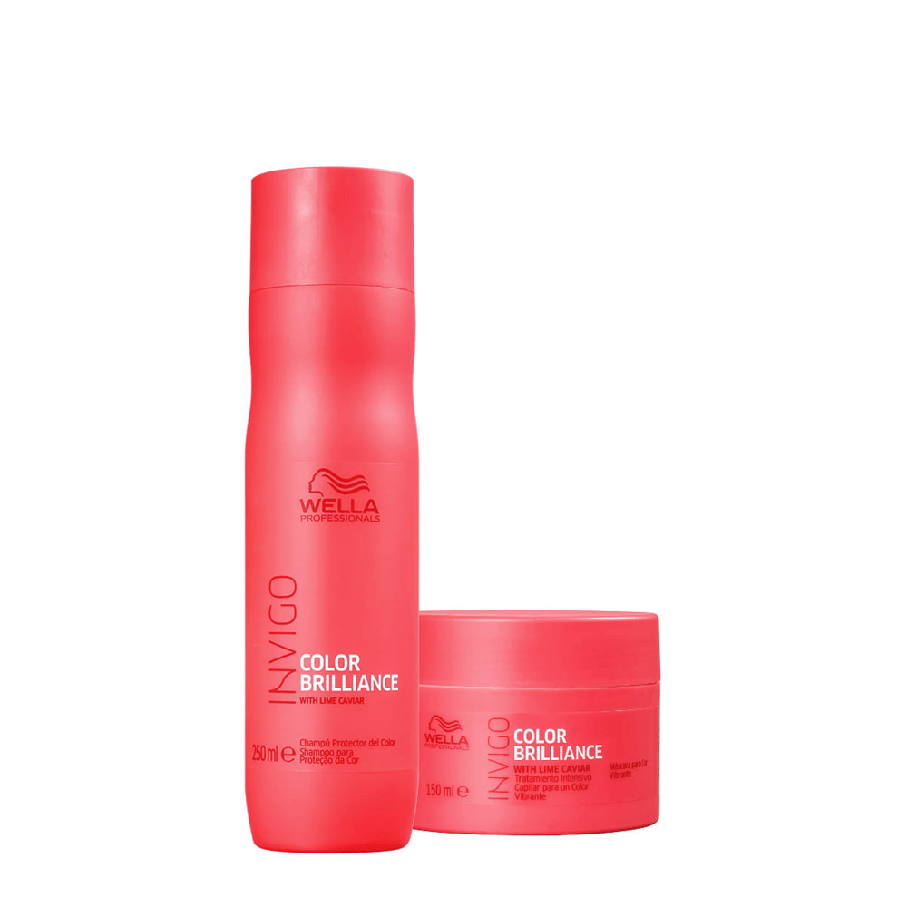 Kit Invigo Color Brilliance Wella Professionals Shampoo 250ml + Máscara 250ml