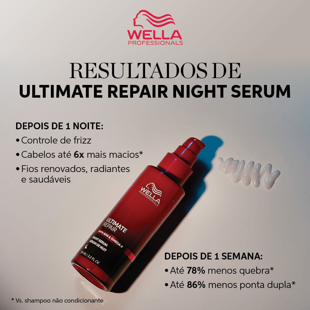 Sérum Capilar Ultimate Repair Night Wella Professionals 95ml