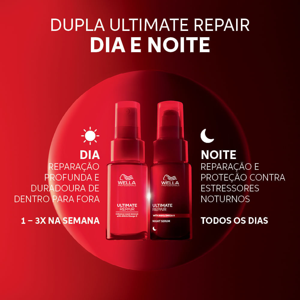 Sérum Capilar Ultimate Repair Night Wella Professionals 95ml