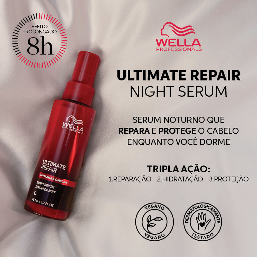 Sérum Capilar Ultimate Repair Night Wella Professionals 95ml