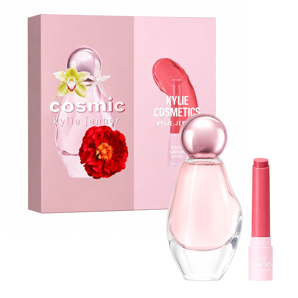 Kit Kylie Jenner Cosmic Feminino Perfume Eau De Parfum 50ml + Tinted Butter Balm 2,4g