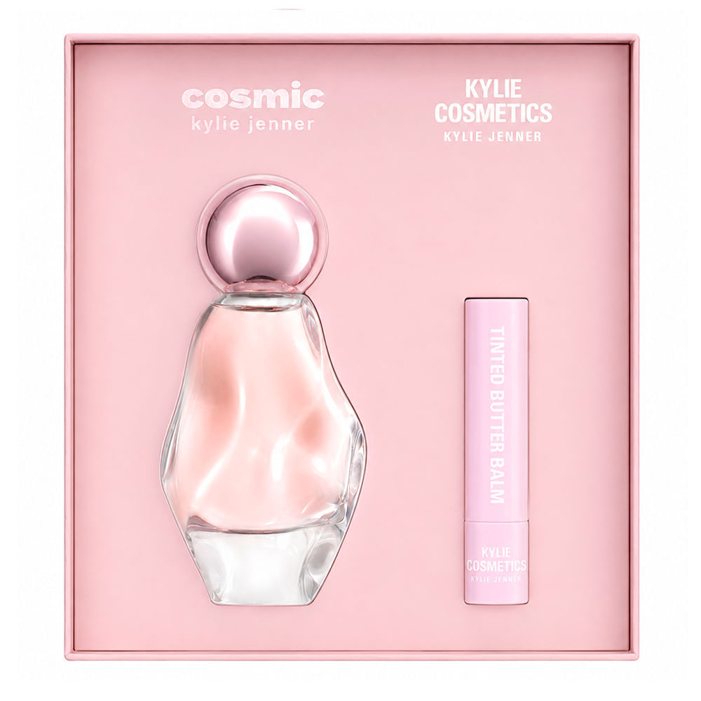 Kit Kylie Jenner Cosmic Feminino Perfume Eau de Parfum 50ml + Tinted Butter Balm 2,4g