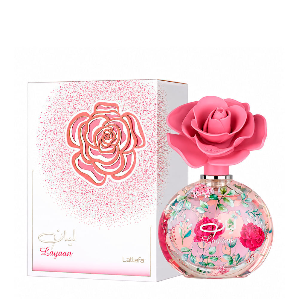 Perfume Árabe Feminino Layaan Eau de Parfum Lattafa 75ml