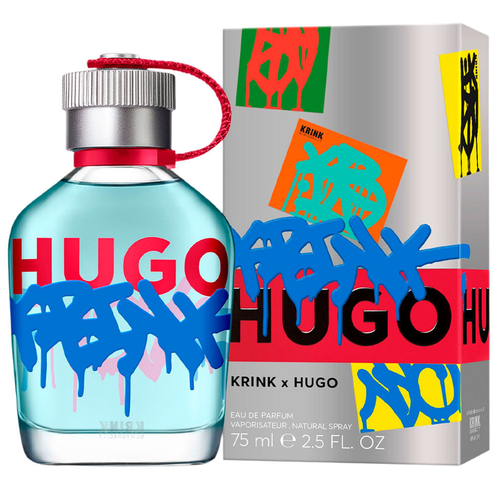 Perfume Masculino Krink x Hugo Collector’s Edition Eau de Parfum Hugo 75ml